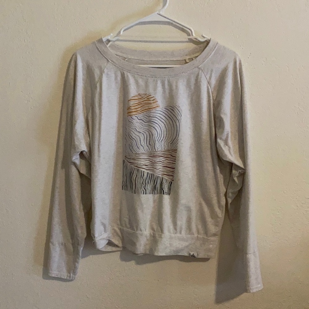 Prana long sleeve graphic tee